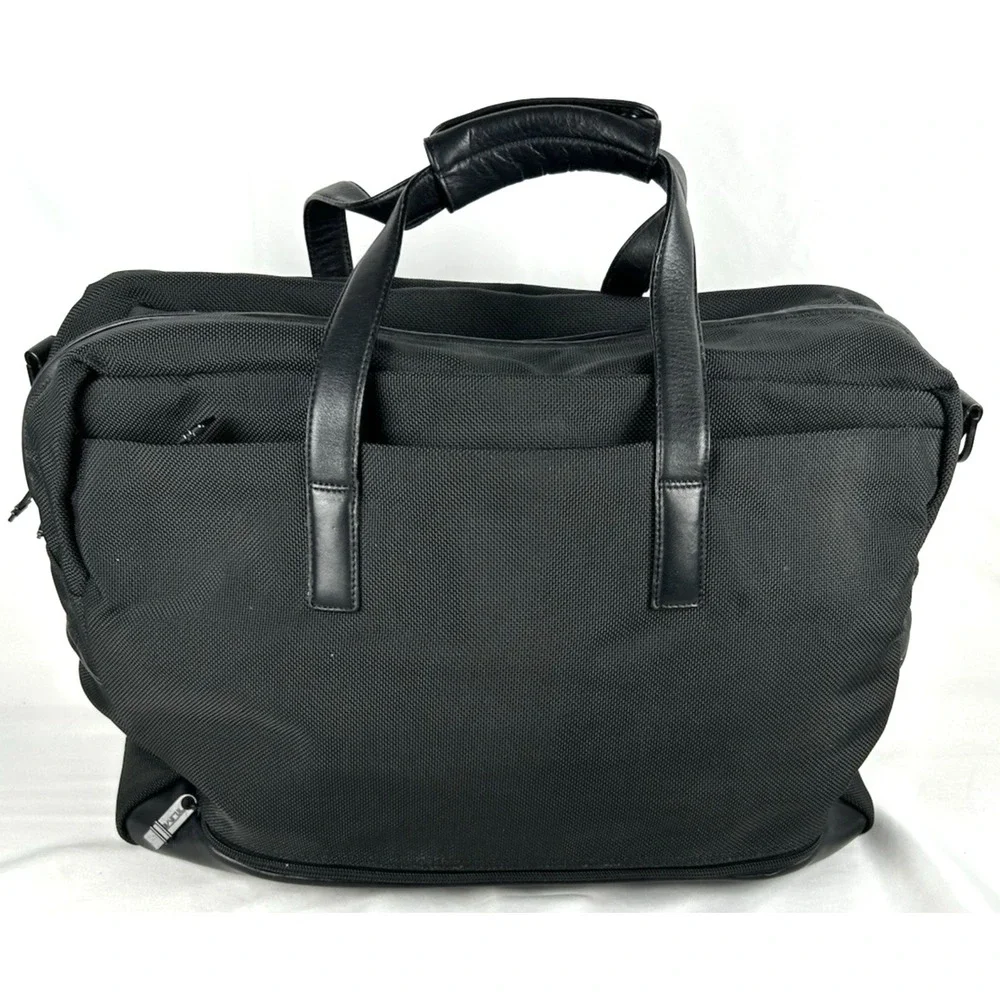Tumi Black Ballistic Nylon Briefcase Laptop Bag Weekender Business 43050D3